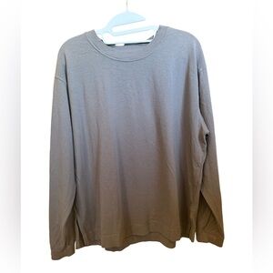 Free People Intimately NWOT Long Sleeve Crewneck Tee Gray Women’s Size XS